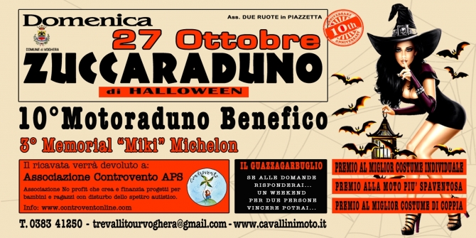 Programma Zuccaraduno di Halloween - CAVALLINI MOTO